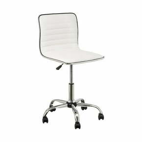 Bijela uredska stolica od umjetne kože – Casa Selección