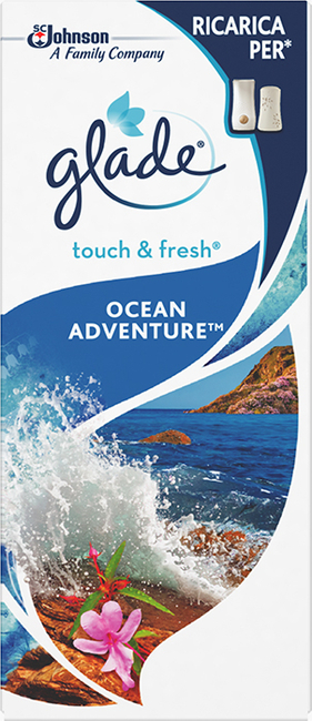 Glade® Punjenje za touch &amp; fresh® - Ocean Adventure™ 10 ml