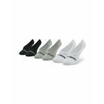 Set od 3 para ženskih niskih čarapa Pepe Jeans Daria PLU10387 Black/White/Grey Marl