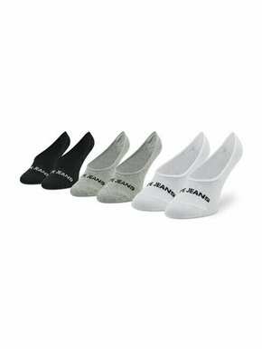 Set od 3 para ženskih niskih čarapa Pepe Jeans Daria PLU10387 Black/White/Grey Marl