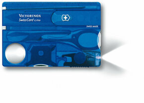 Victorinox SwissCard Lite Blue Transparent