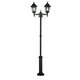 ELSTEAD PR8-BLACK | Parish Elstead podna svjetiljka 228cm 2x E27 IP44 crno, prozirno