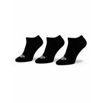 Set od 3 para niskih ženskih čarapa New Era Flag Sneaker 13113640 BLK