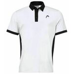 Muški teniski polo Head Slice Polo Shirt M - white/black