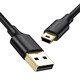 Kabel UGREEN, USB 2.0 A (M) na Mini USB (M), crni, 1.5m