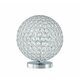 FANEUROPE I-PLANET/L | Planet-FE Faneurope stolna svjetiljka Luce Ambiente Design kuglasta 28cm s prekidačem 3x G9 krom, kristal