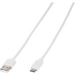 Vivanco USB kabel USB 2.0 USB-A utikač, USB-C™ utikač 1.00 m bijela