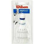 Wilson Dropshot Shuttlecocks 3 White 3 Loptica za badminton