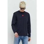 HUGO Sweater majica 'Diragoto' tamno plava / crvena / crna