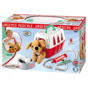 Ecoiffier: Veterinarski set sa plišanim psićem - Simba Toys