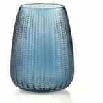 Plava staklena vaza (visina 24 cm) Sevilla – AmeliaHome