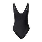 ADIDAS SPORTSWEAR Sportski kupaći kostim 'Iconisea' siva / crna / bijela
