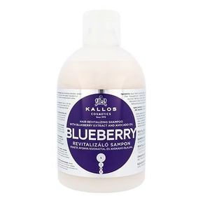 Kallos Cosmetics Blueberry regeneracijski šampon za suhu i oštećenu kosu 1000 ml za žene