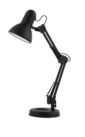 GLOBO 24880 | Famous Globo stolna svjetiljka s prekidačem elementi koji se mogu okretati 1x E27 crno