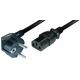 Transmedia Power Cable Schuko angled - IEC C13, 5m TRN-N5-5WL