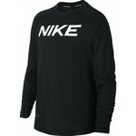 Majica za dječake Nike Pro LS FTTD Top B - black/white