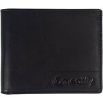 Meatfly Eliot Premium Leather Wallet Black Novčanik