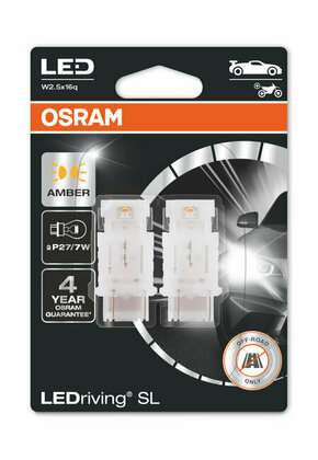 Osram LEDriving SL P27/7W LED žaruljeOsram LEDriving SL P27/7W LED bulbs - narančasta P277W-SLAMB-2