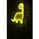 Ukrasna plastična LED rasvjeta, Dino the Dinosaur - Yellow