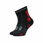 Compressport Pro Racing Socks v4.0 Trail Black/Red T3 Čarape za trčanje