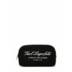 Karl Lagerfeld Kozmetička torbica crna / bijela