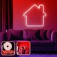 Opviq dekorativna zidna led svjetiljka, Home - Medium - Red