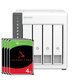 QNAP Systems TS 433 4G 16TB Seagate IronWolf Pro NAS Bundle NAS inkl 4x 4TB Seagate IronWolf Pro 3 5 Zoll SATA Festplatte