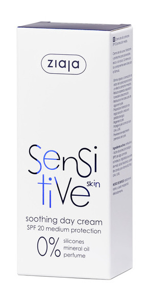 Ziaja Sensitive Skin umirujuća dnevna krema za lice 50ml SPF 20