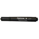 Marker permanentni OPTIMA MC16 1-5mm kosi vrh crni, pakiranje 12/1
