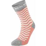 Sealskinz Rudham Mid Length Women's Meteorological Active Sock Pink/Cream/Grey L/XL Biciklistički čarape