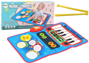 Music Mat 2in1 Interactive Drums Piano Sticks