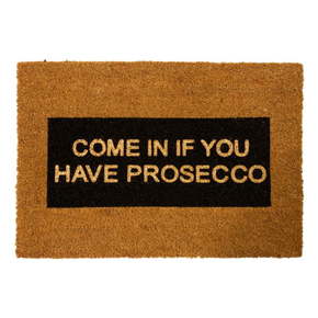 Otirač ​od prirodnih kokosovih vlakana Artsy Doormats Come In If you Have Prosecco Glitter