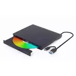 GEMBIRD DVD-USB-03 External USB DVD drive crno