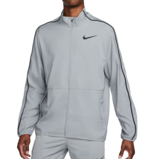Muška sportski pulover Nike Dri-Fit Woven Training Jacket - particle grey/black/black