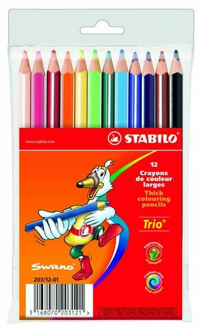 Stabilo "Trio" debeli set trokutnih olovki u boji