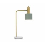 NOVA LUCE 9426652 | Paz Nova Luce stolna svjetiljka 60cm s prekidačem 1x E27 zlatno, bijelo, menta