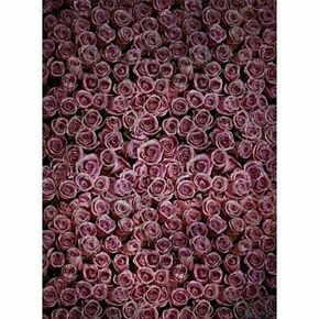 Click Props Background Vinyl with Print Roses Distressed Purple 2.13x2.9m studijska foto pozadina s grafikom