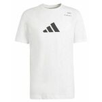 Muška majica Adidas Graphic Tennis Racket T-Shirt - white