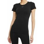 Ženska majica Nike Dri-Fit Aura Slim Fit Short Sleeve Top W - black/reflective silver