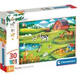 Farma životinja 30-dijelni Supercolor puzzle - Clementoni
