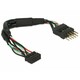 Kabel DELOCK, USB int. 0,12m 10 pin head. Ž USB 2.0 10pin head M 41977