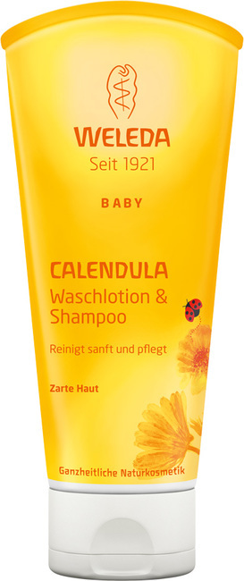 Weleda Baby Calendula Shampoo And Body Wash šampon za sve tipove kose 200 ml za djecu