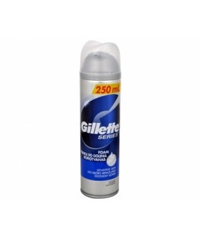 Gillette Series Sensitive Skin Foam Pjena za brijanje za osjetljivu kožu 250 ml