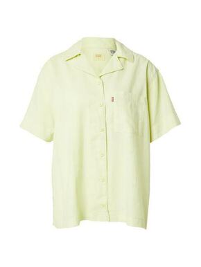 LEVI'S ® Bluza 'Ari Short Sleeve Resort Shirt' žuta / crvena