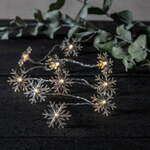 Svjetleći lanac broj žarulja 10 kom s božićnim motivom dužina 135 cm Izy Snowflakes – Star Trading
