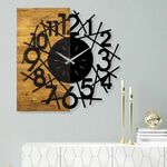 Ukrasni drveni zidni sat, Wooden Clock 26