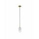 NOVA LUCE 9092821 | Chrysi Nova Luce visilice svjetiljka s mogućnošću skraćivanja kabla 1x G9 zlatno, prozirna bijela