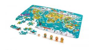 Dječja zagonetka Hape - Karta svijeta 2 u 1