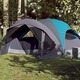 vidaXL Obiteljski šator oblika kabine za 6 osoba plavi vodootporni