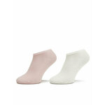Set od 2 para niskih ženskih čarapa Tommy Hilfiger 343024001 Pink Combo 043